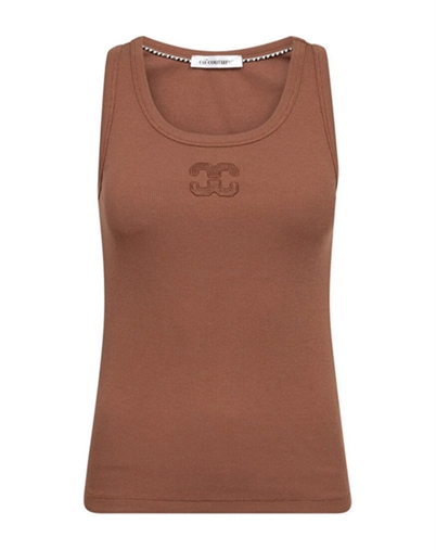 Co' Couture - GrannyCC Rib Tank Top - Suntan